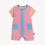 Magnetic Me Magnetic Me Colorblock Shell Pink Modal Magnetic Romper