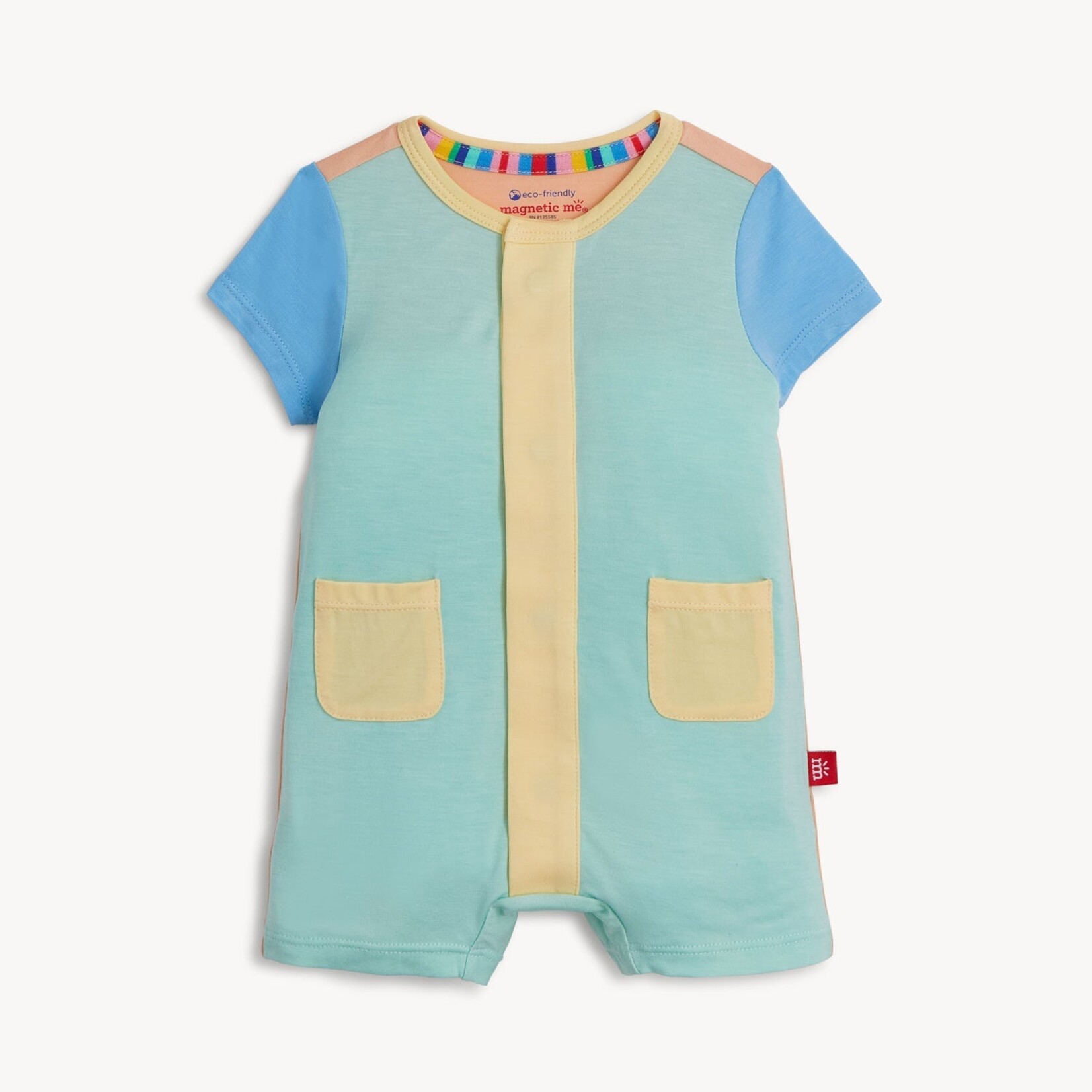 Magnetic Me Magnetic Me Colorblock Shell Aloe Modal Magnetic Romper