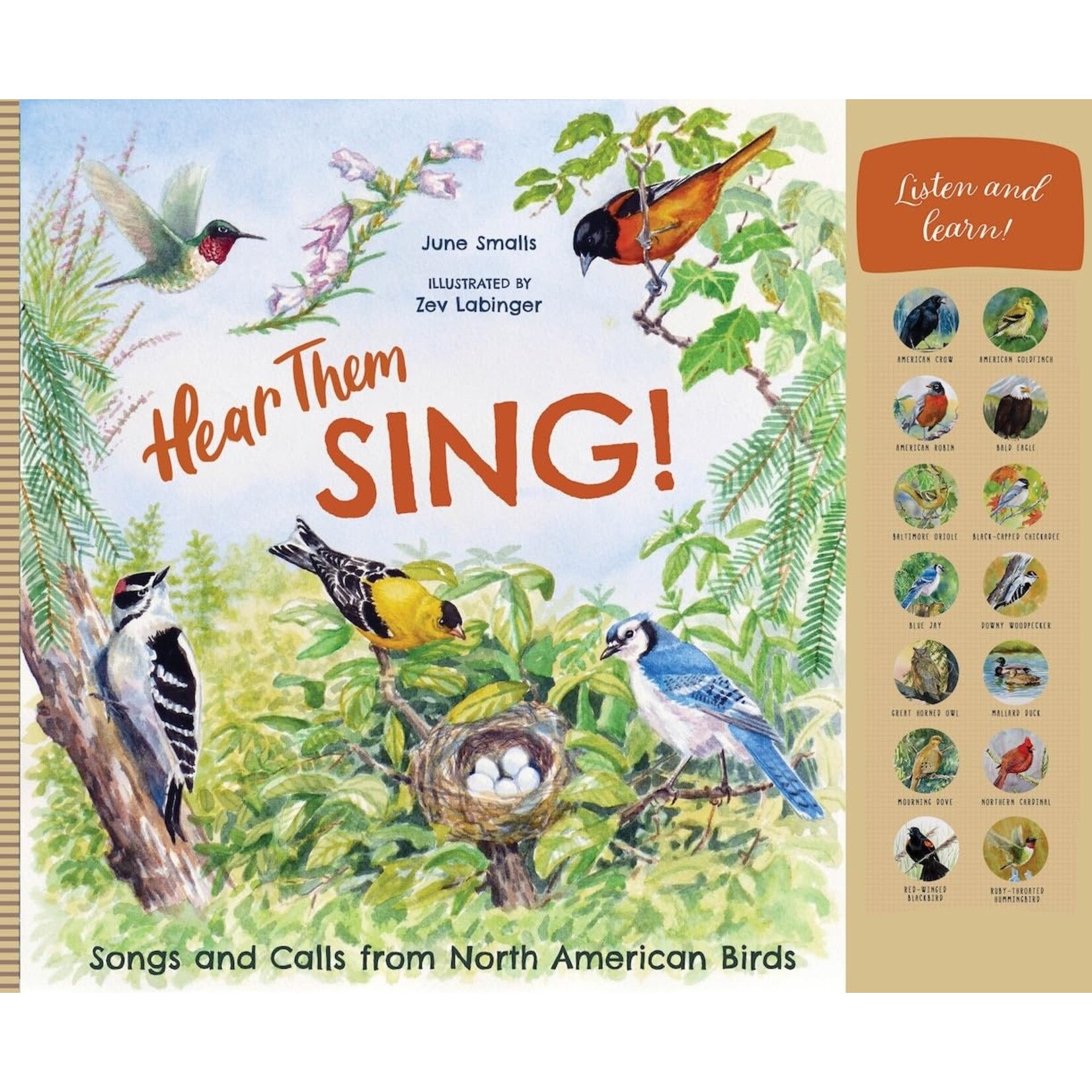 Hachette Book Group Hear Them Sing Songs and Calls from North American Birds