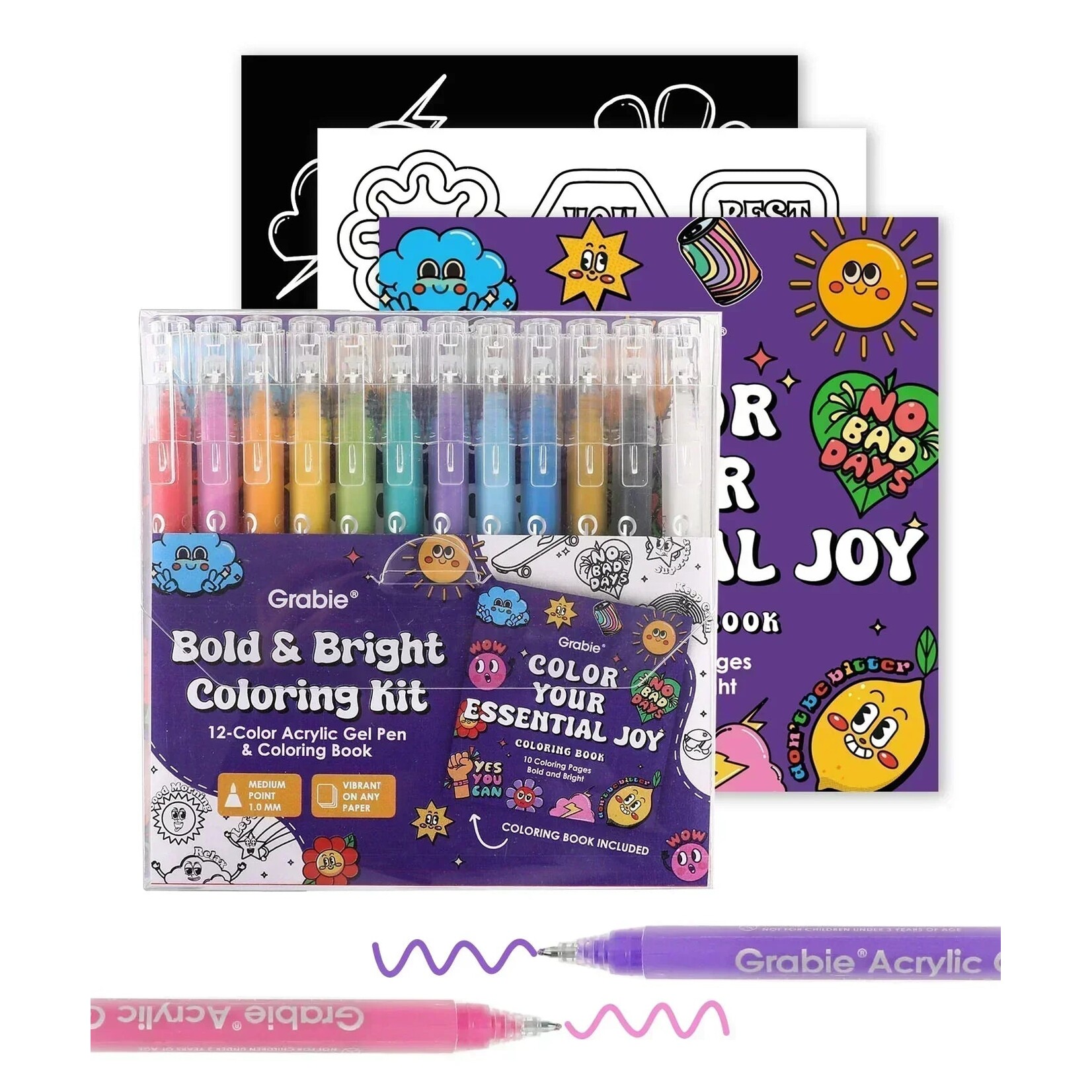 Grabie Grabie Bright & Bold Coloring Kit