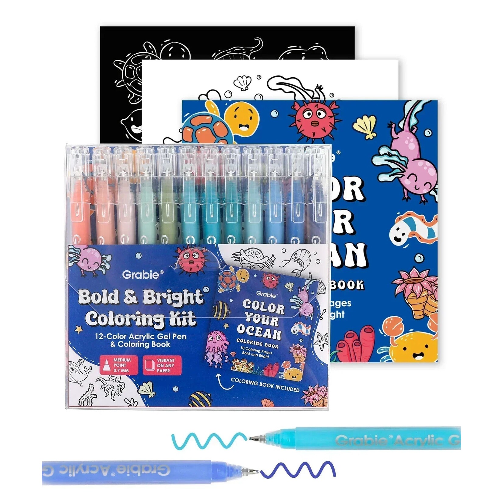 Grabie Grabie Bright & Bold Coloring Kit