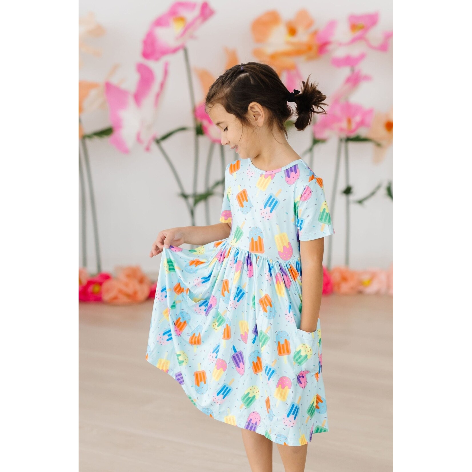 Mila & Rose Mila & Rose Sweet Treat Short Sleeve Twirl Dress