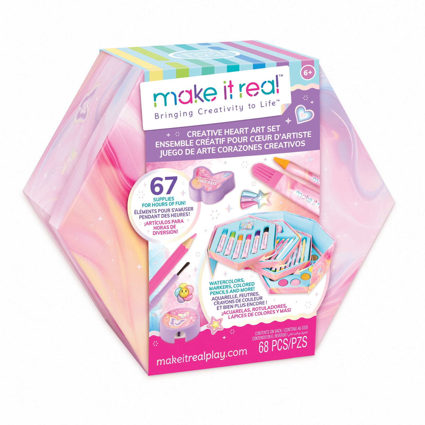 Make It Real Creative Heart Art Set