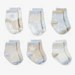 Elegant Baby Baby Blues Socks Set of 6