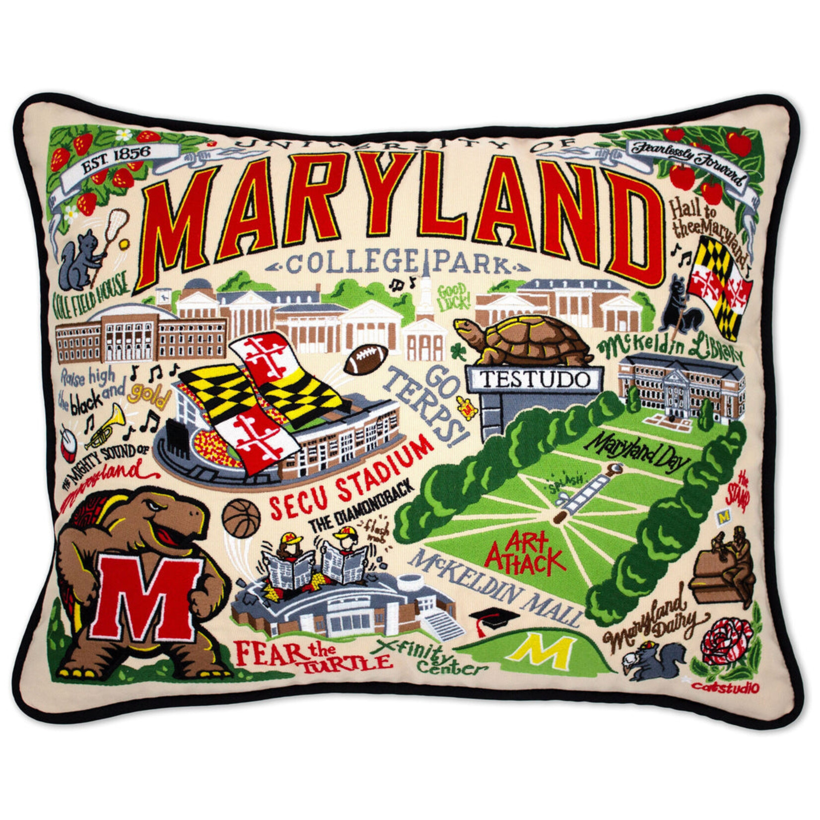 Catstudio Catstudio Collegiate University of Maryland Pillow