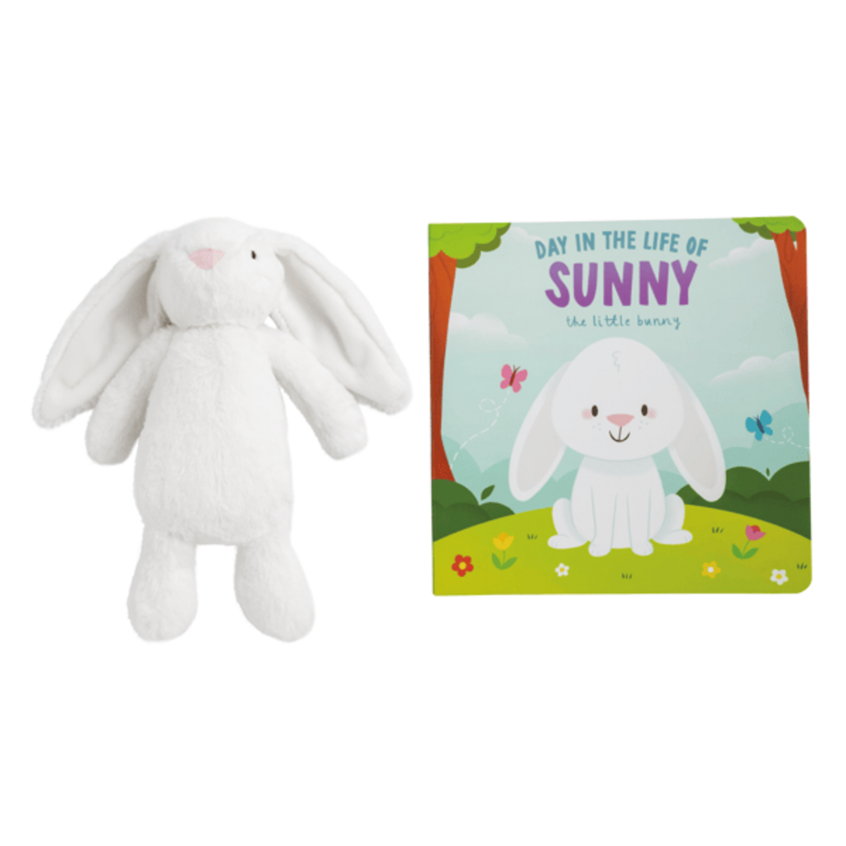 Mud Pie Bunny Book With Plush Set