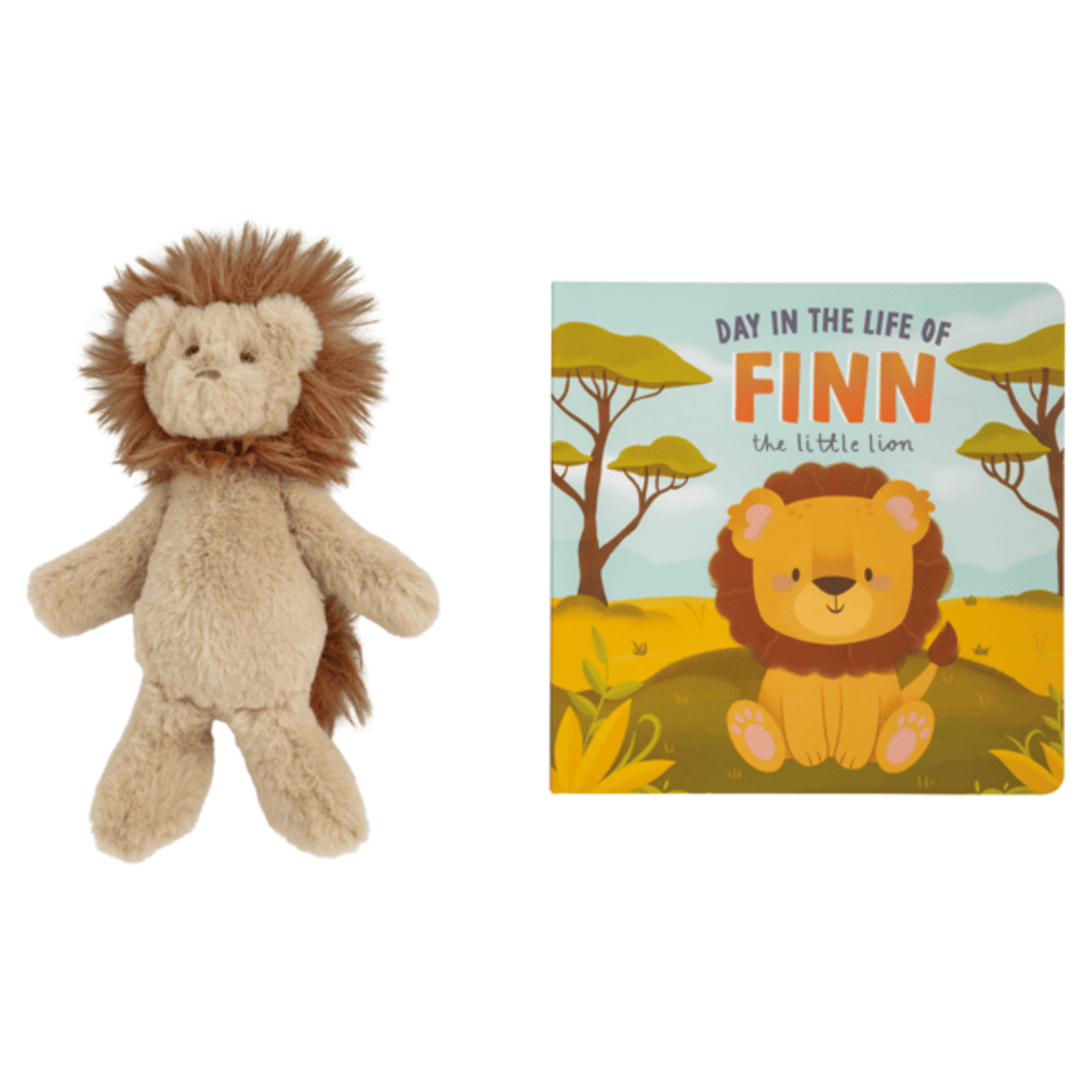 Mud Pie Plush Lion Book