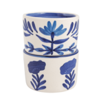 Mud Pie Blue Flower Tidbit Set