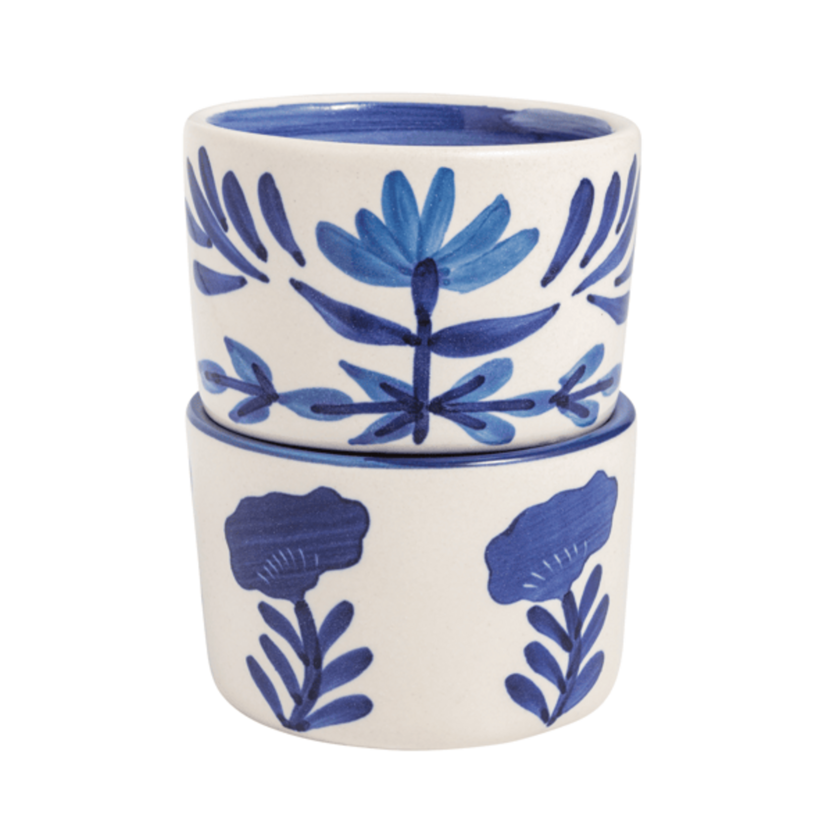 Mud Pie Blue Flower Tidbit Set