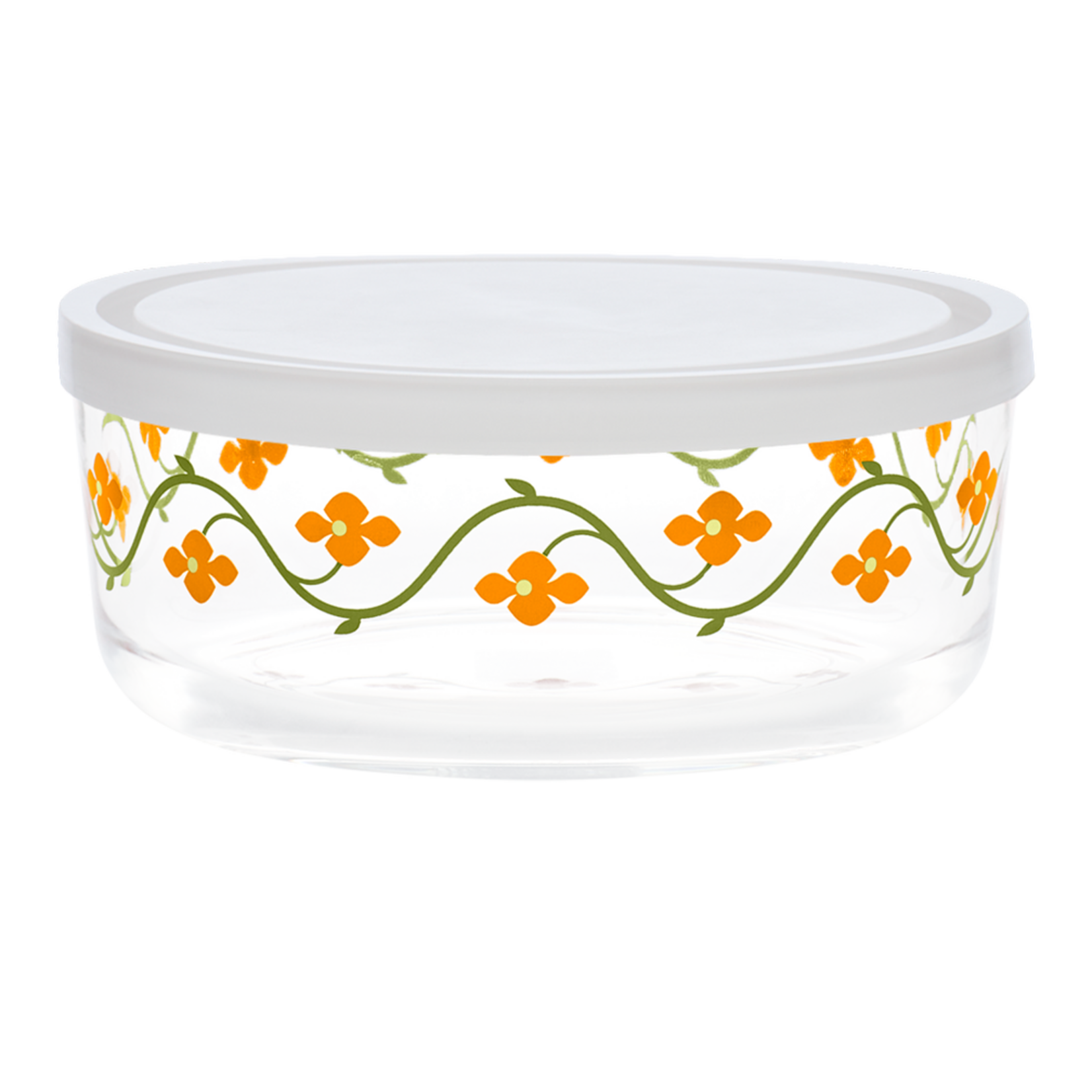 Fishs Eddy Vintage Floral Storage Bowl with Lid (24.3 oz)