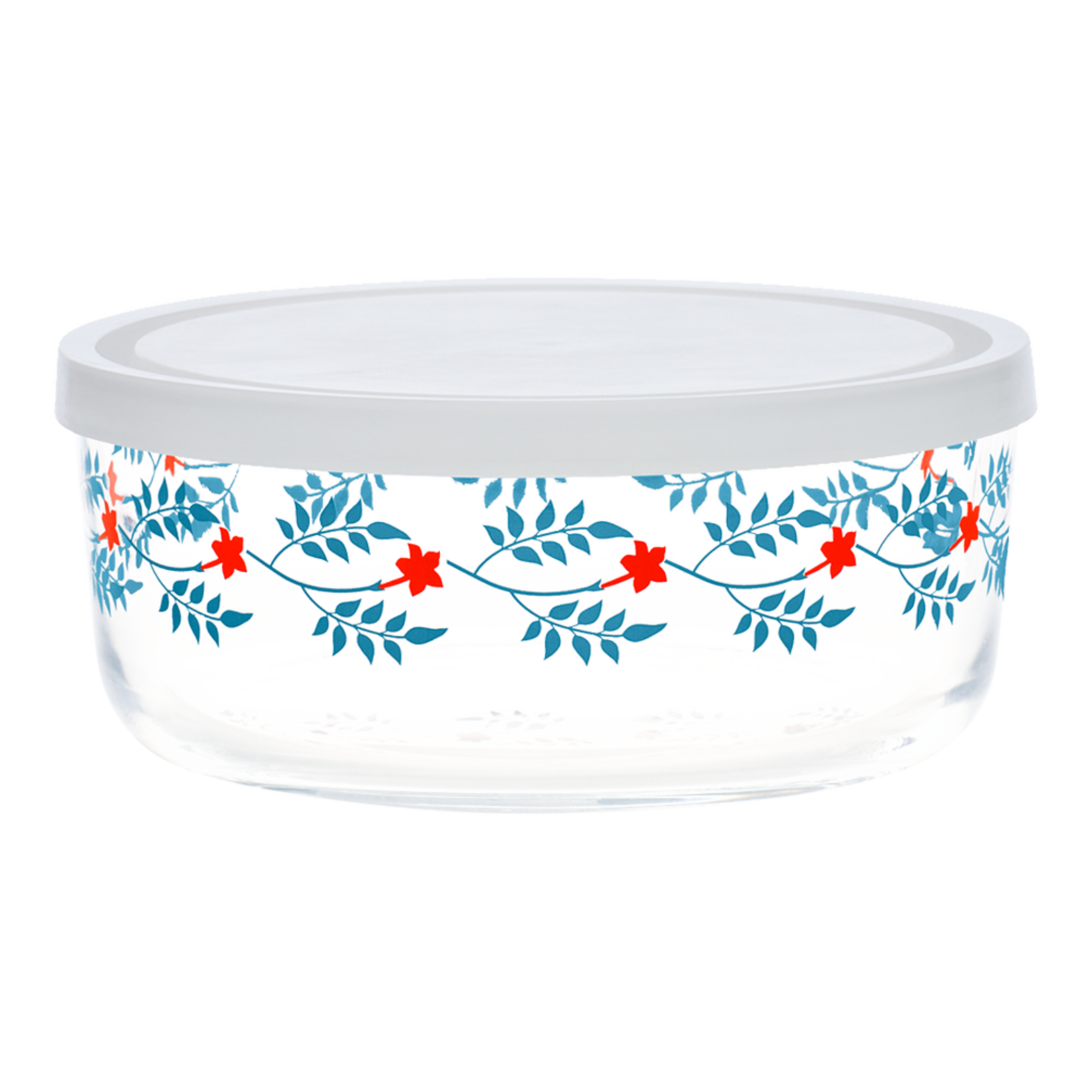 Fishs Eddy Vintage Floral Storage Bowl with Lid (24.3 oz)