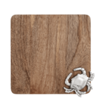 Mud Pie Crab Icon Wood Board