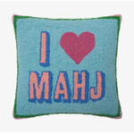 Peking Handicraft I Love Mahj Hook Pillow - 14"x14"