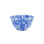 Crow Canyon Home Crow Canyon Home Blue Splatter Large Salad Bowl