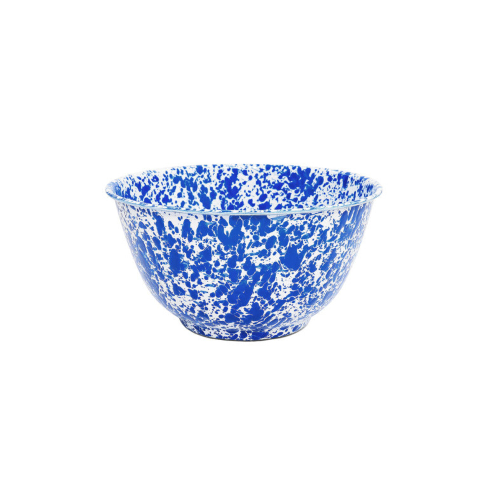 Crow Canyon Home Crow Canyon Home Blue Splatter Large Salad Bowl