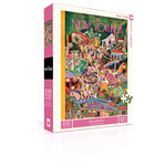 New York Puzzle Co. The New York Times Day at the Zoo 1000 Piece Puzzle