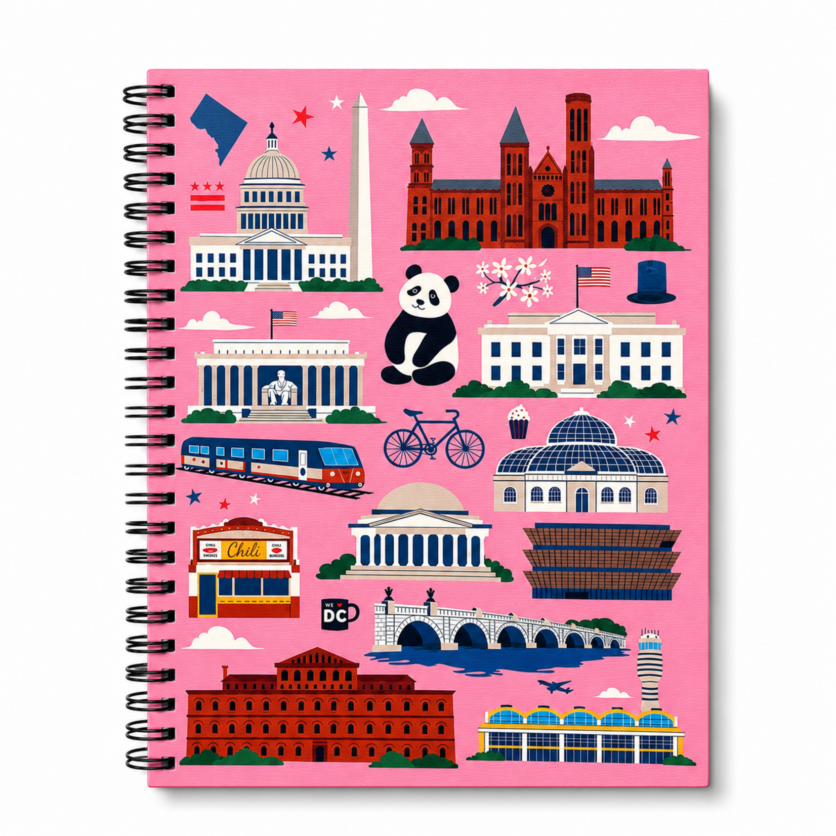 Naked Decor Naked Decor DC Iconic Spiral Wire Notebook