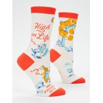 Blue Q Blue Q High On Life...And Possibly Weed W-Crew Socks