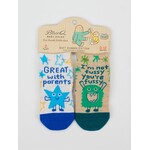 Blue Q Blue Q  Great With Parents/ I'm Not Fussy You're Fussy Baby Socks