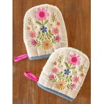 Natural Life Embroidered Mini Oven Mitts, Set of 2