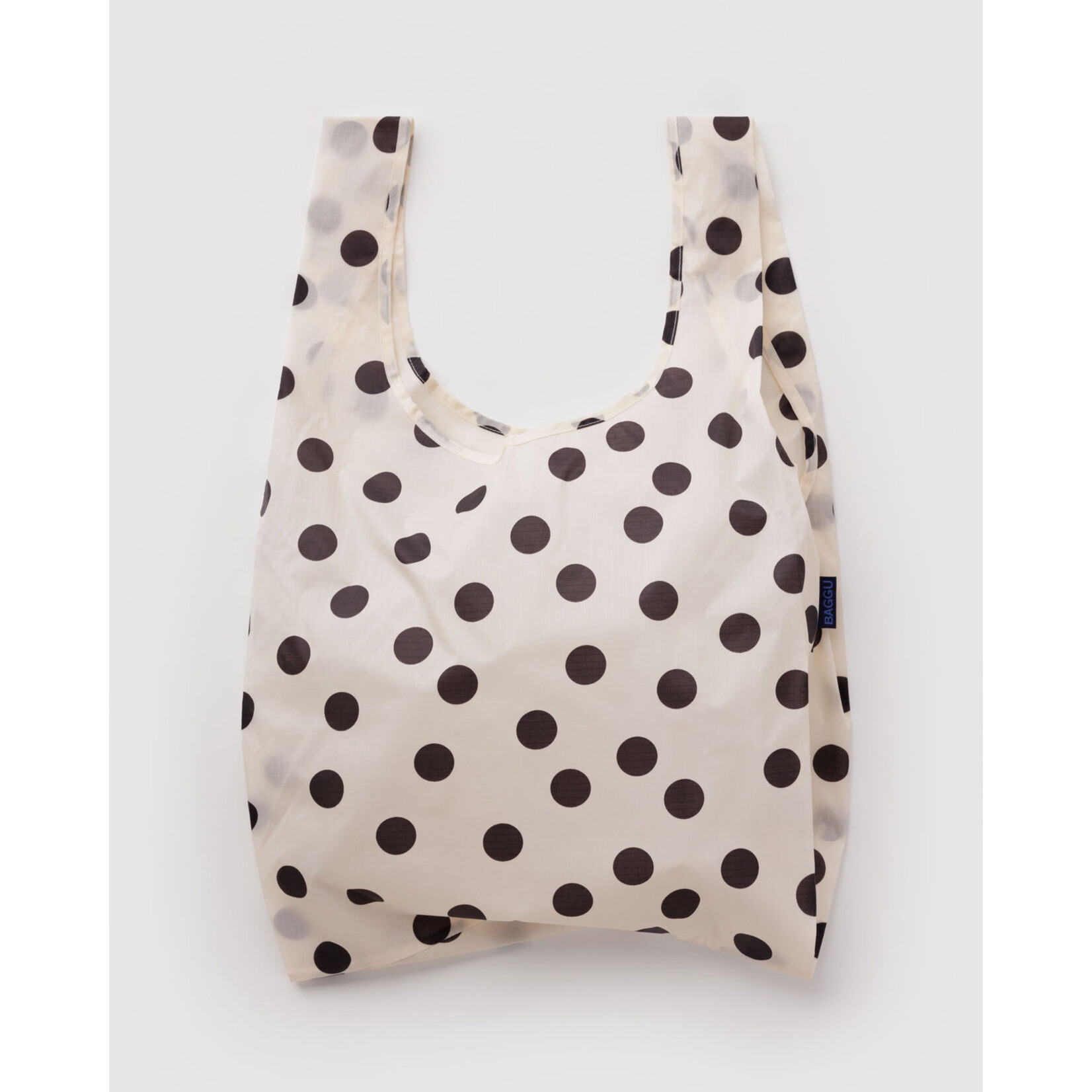BAGGU Baggu Cream and Black Polka Dot Standard Reusable Bag