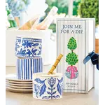 Santa Barbara Design Studio Ceramic Dip Bowl Set - Join Me For a Dip - Set of 3