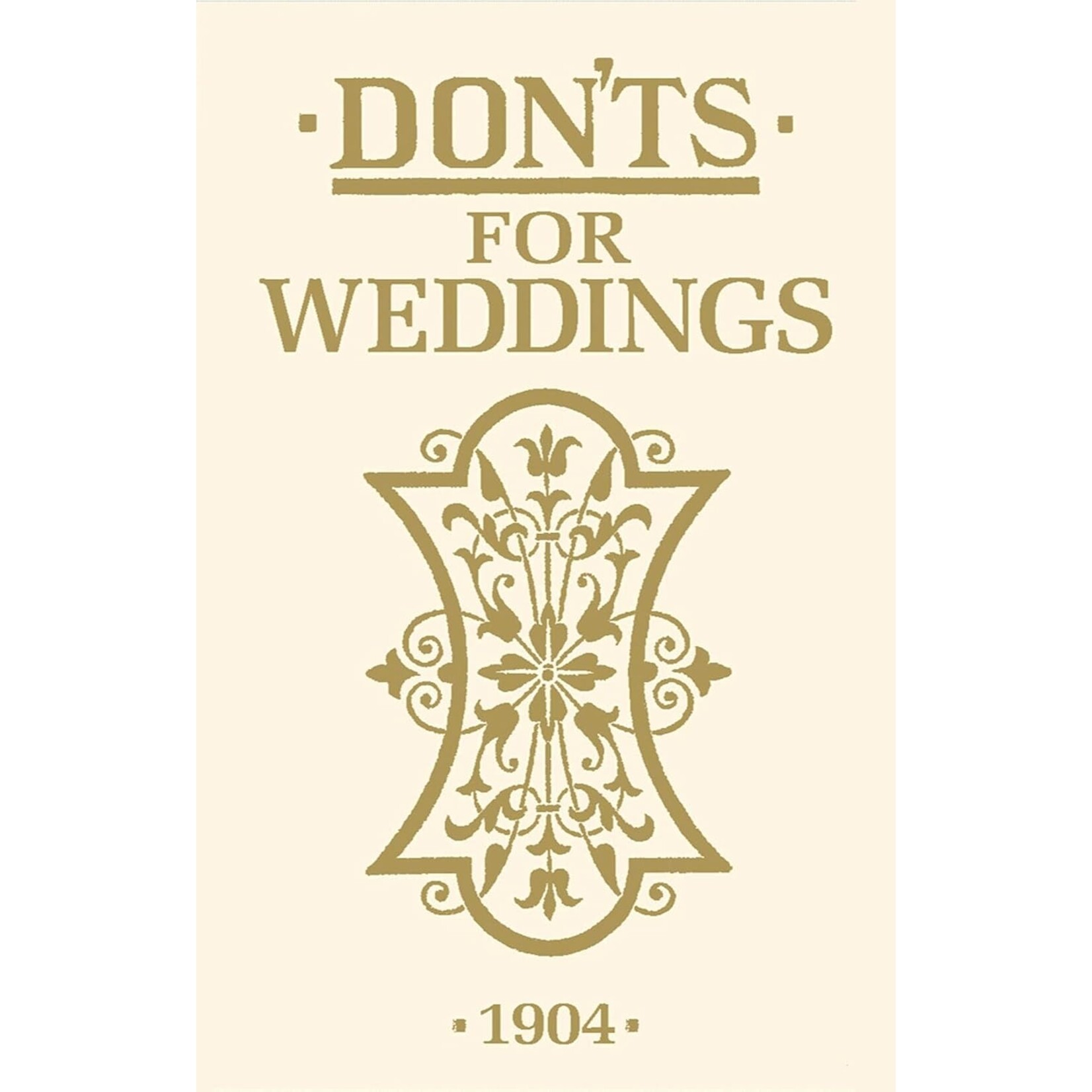 MPS Don't Books Weddings