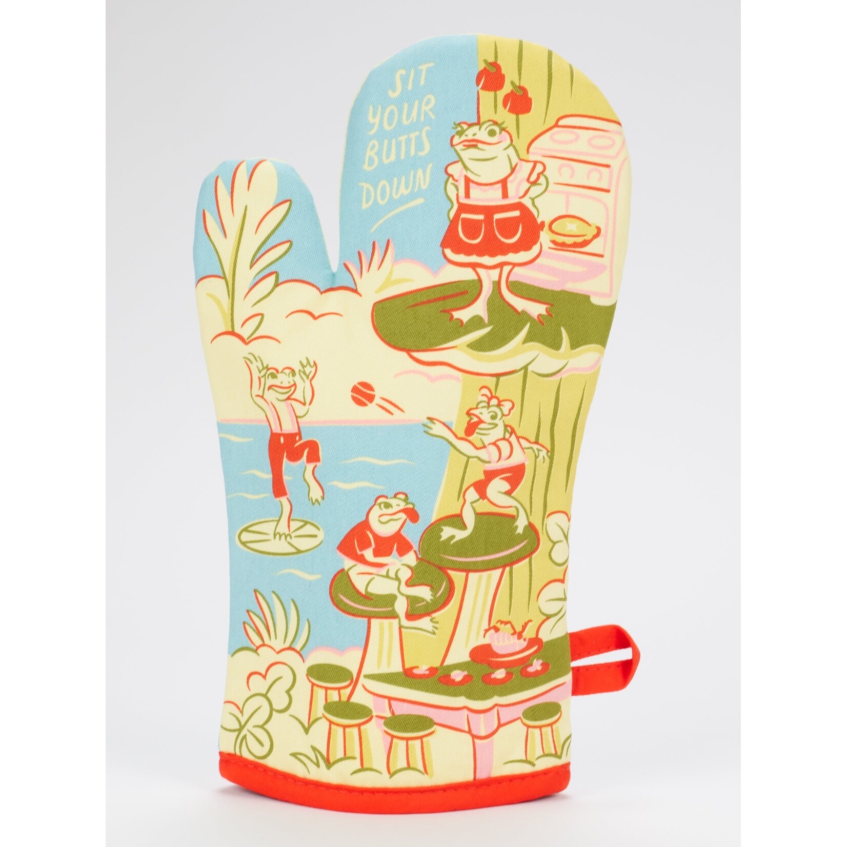 Blue Q Blue Q Sit Your Butts Down Oven Mitt