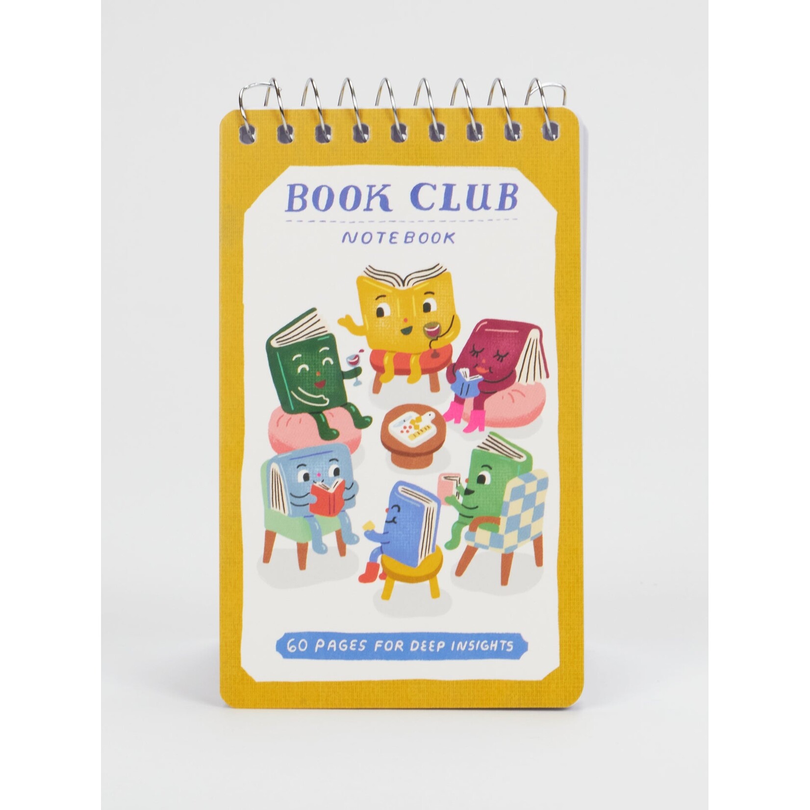 Blue Q Blue Q Book Club 3x5 Spiral Notebook