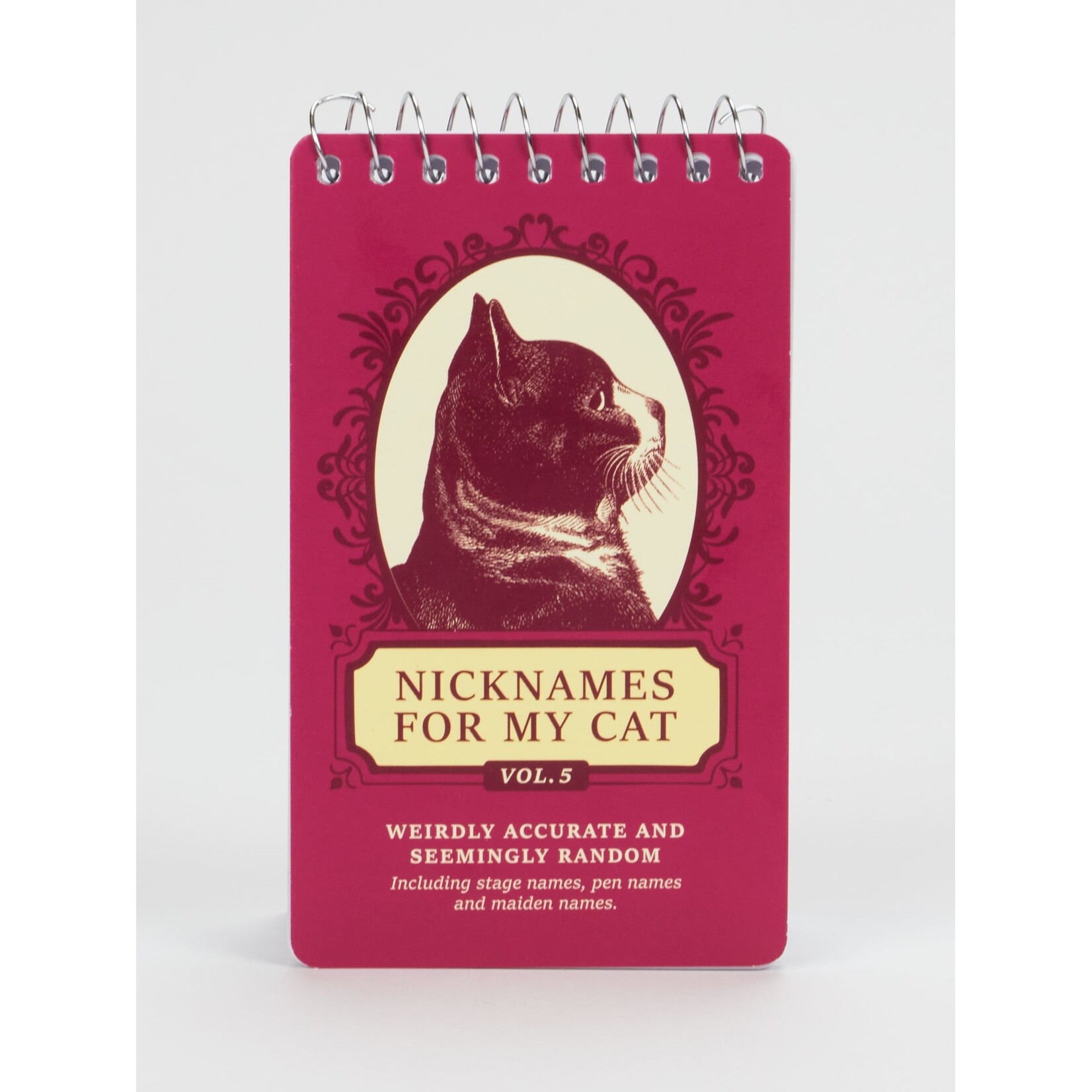 Blue Q Blue Q Nicknames For My Cat Vol. 5 3x5 Spiral Notebook
