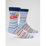 Blue Q Blue Q Really Loud Sneezer M-Crew Socks