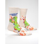Blue Q Blue Q Grown-Ass Man M-Crew Socks