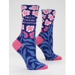 Blue Q Blue Q Pretty Fucking Delightful W-Crew Socks