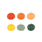 Meri Meri Mini Rainbow Pumpkin Candles - Set of 6