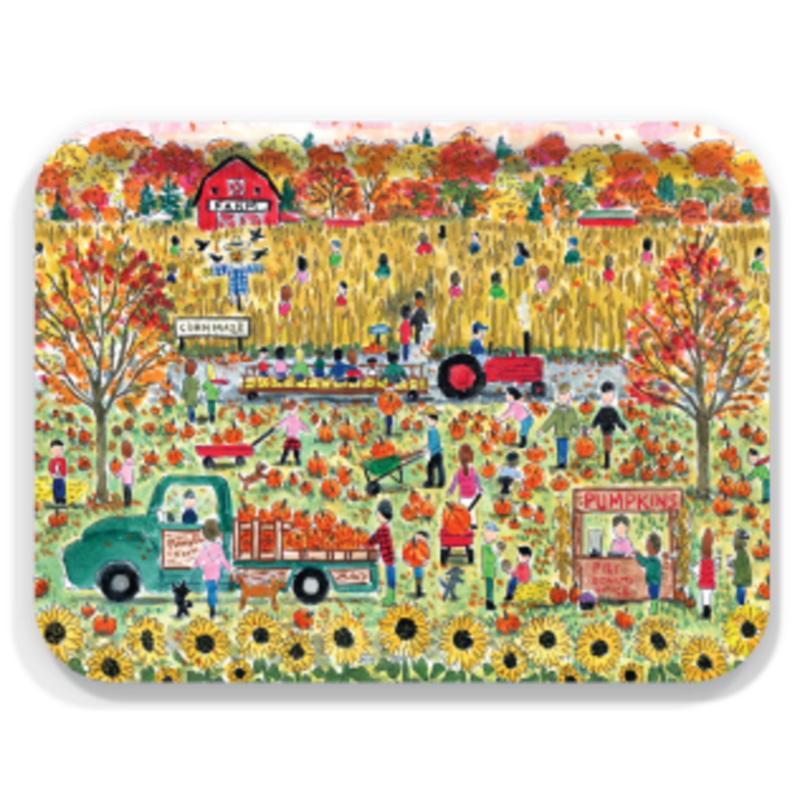 Trays4Us Michael Storrings Pumpkin Patch 16.5"x12.5" Tray
