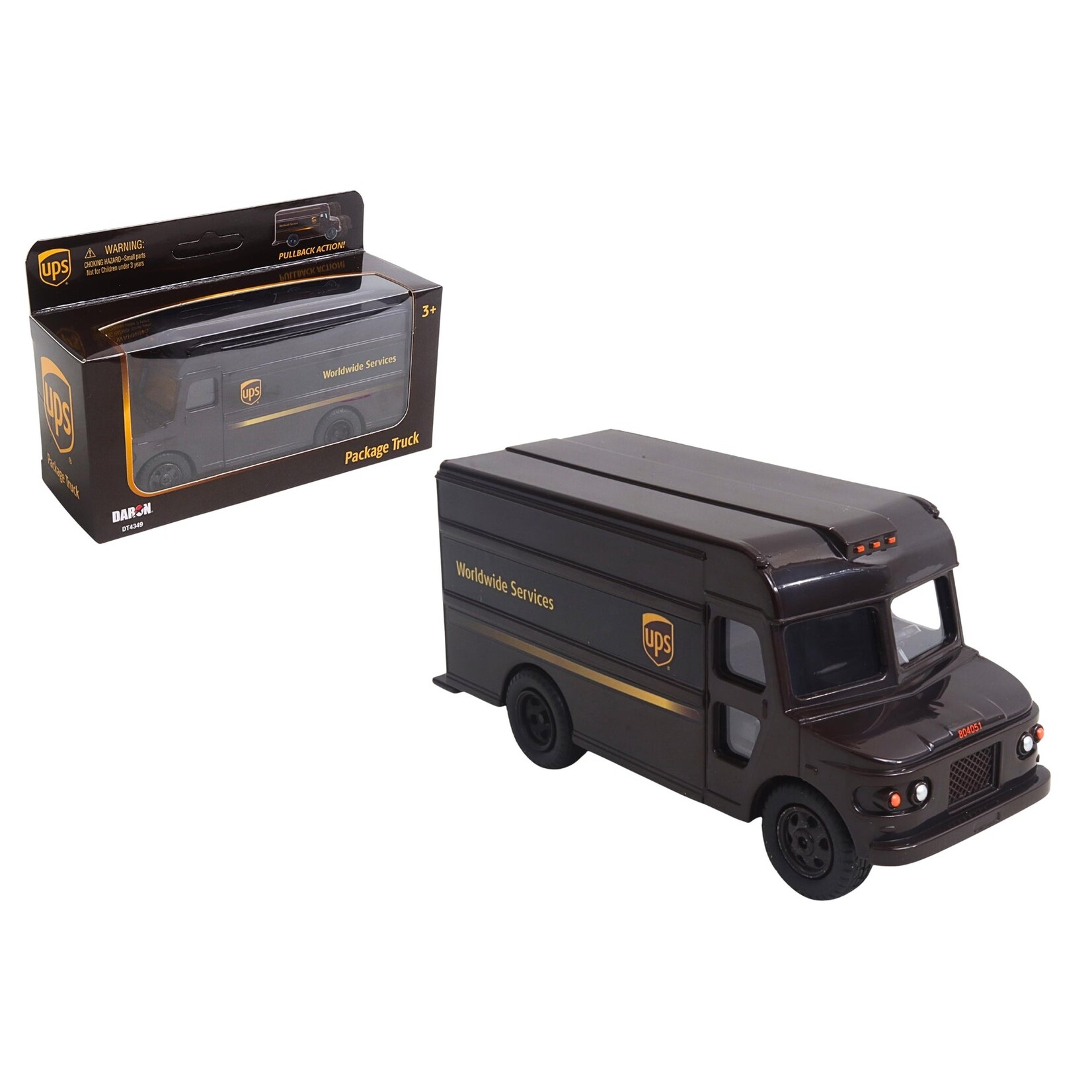 Daron Worldwide Daron UPS Pullback Package Truck