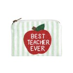 Mud Pie Mud Pie Beaded Pouch