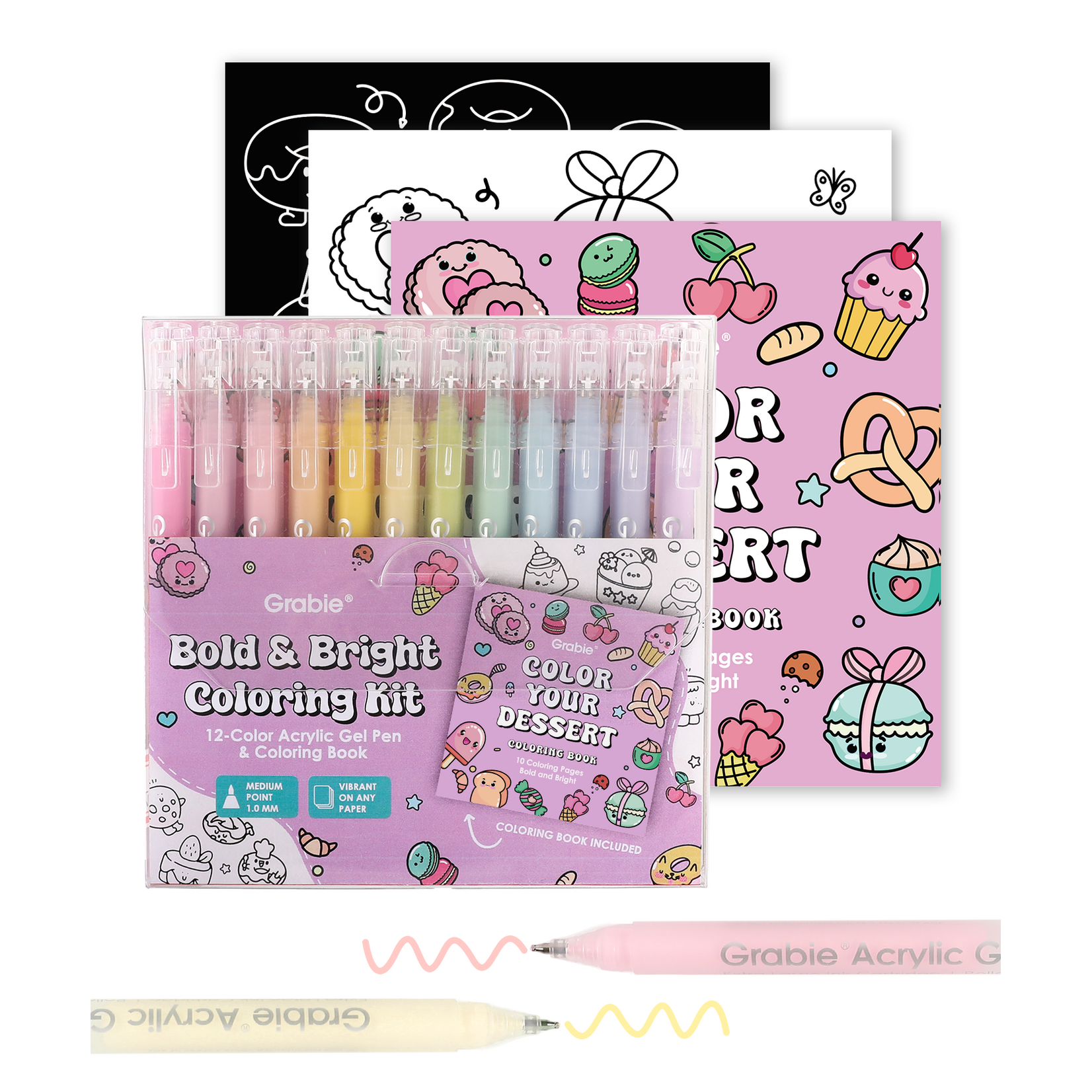 Grabie Grabie Bright & Bold Coloring Kit