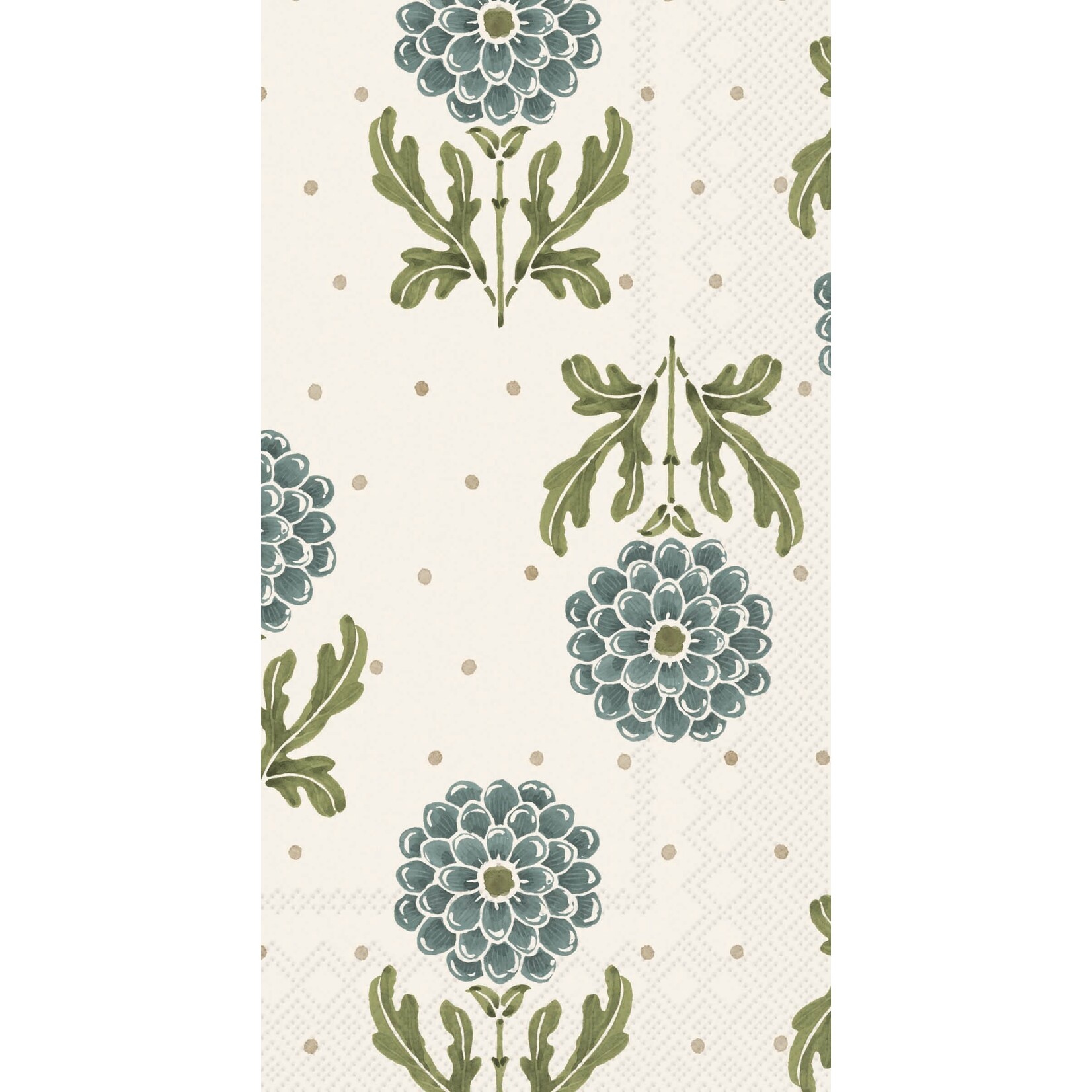 Boston International, INC ihr Simple Flower Blue Guest Towels