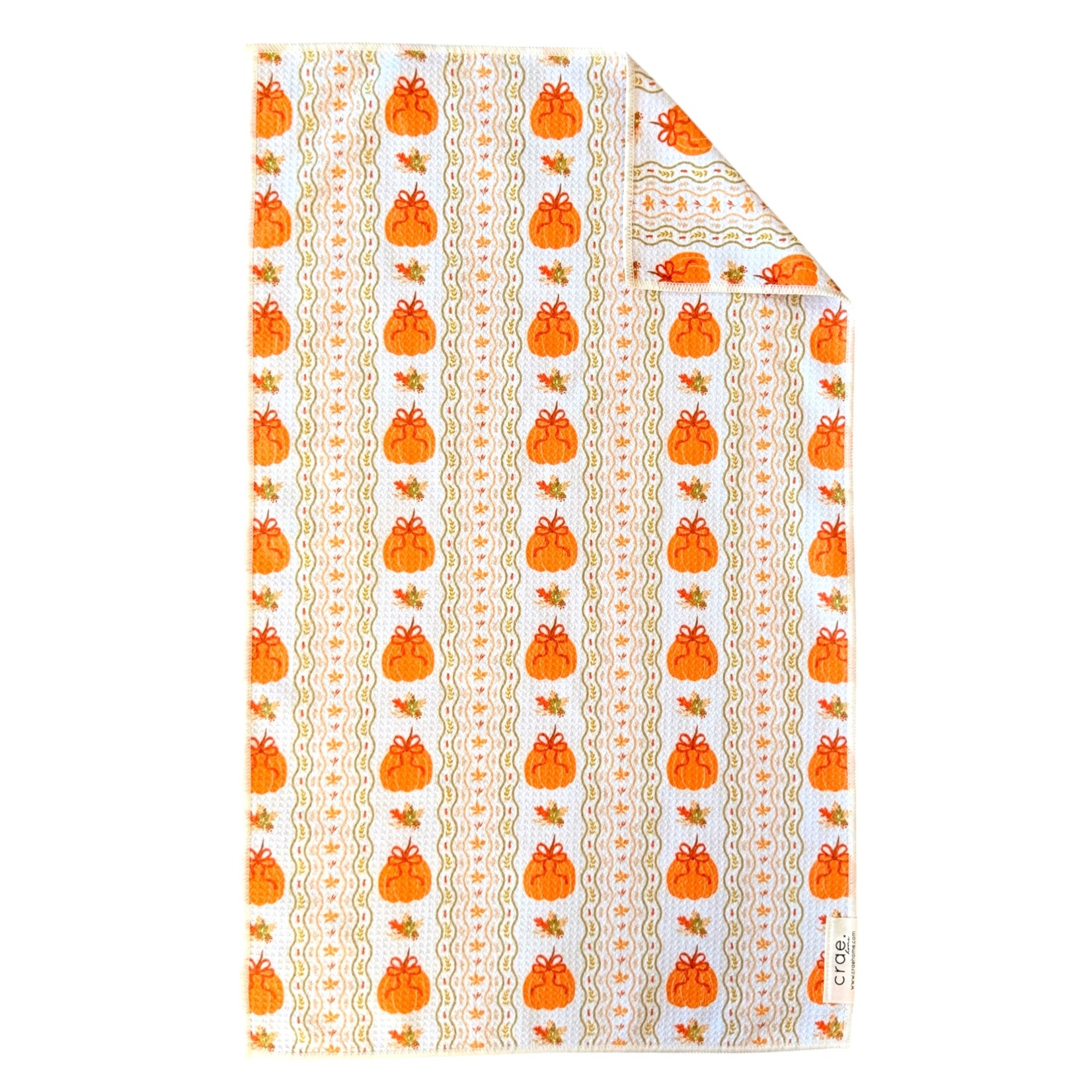 Crae Pumpkin Picnic: Double-Sided Hand Towel