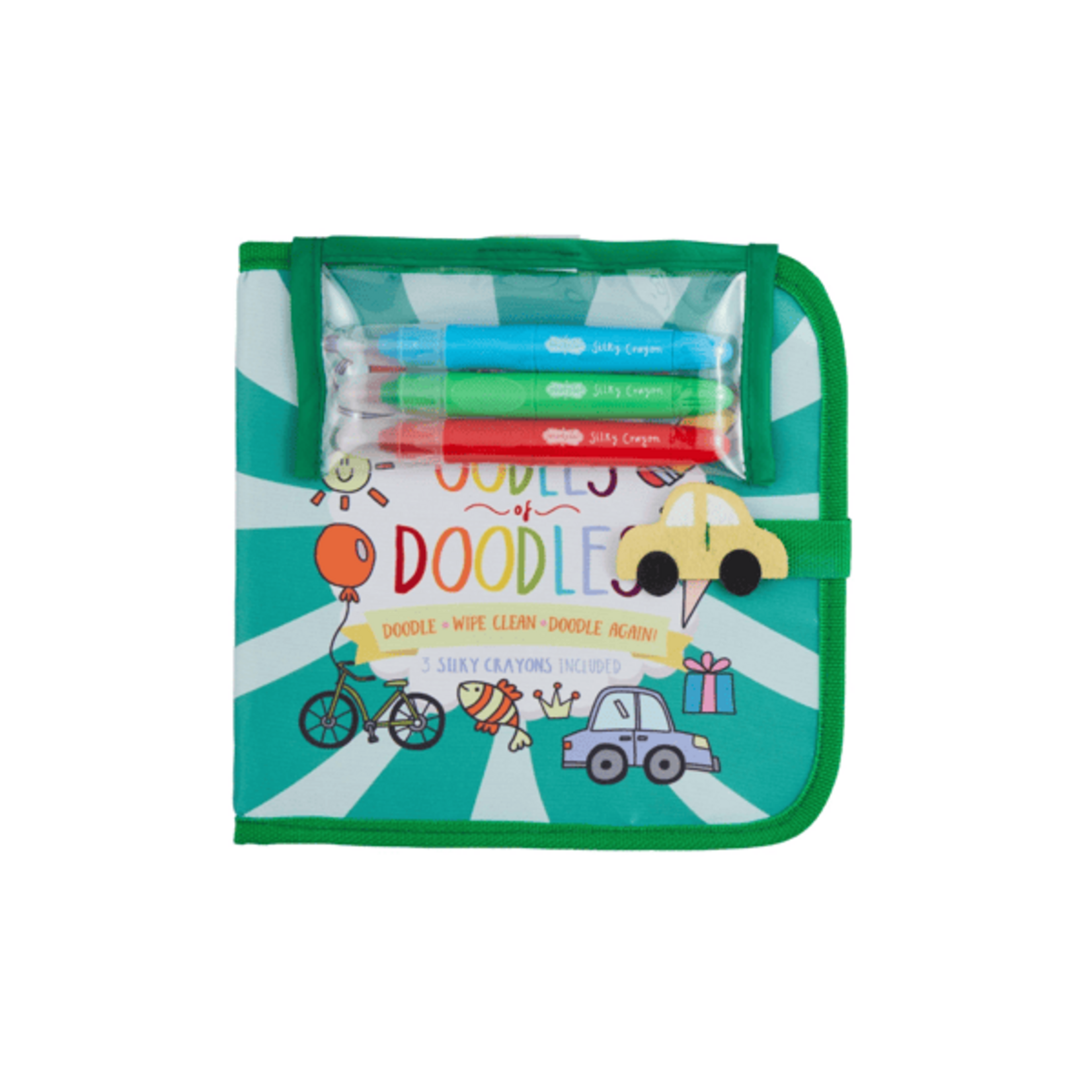 Mud Pie Green Erasable Doodle Book