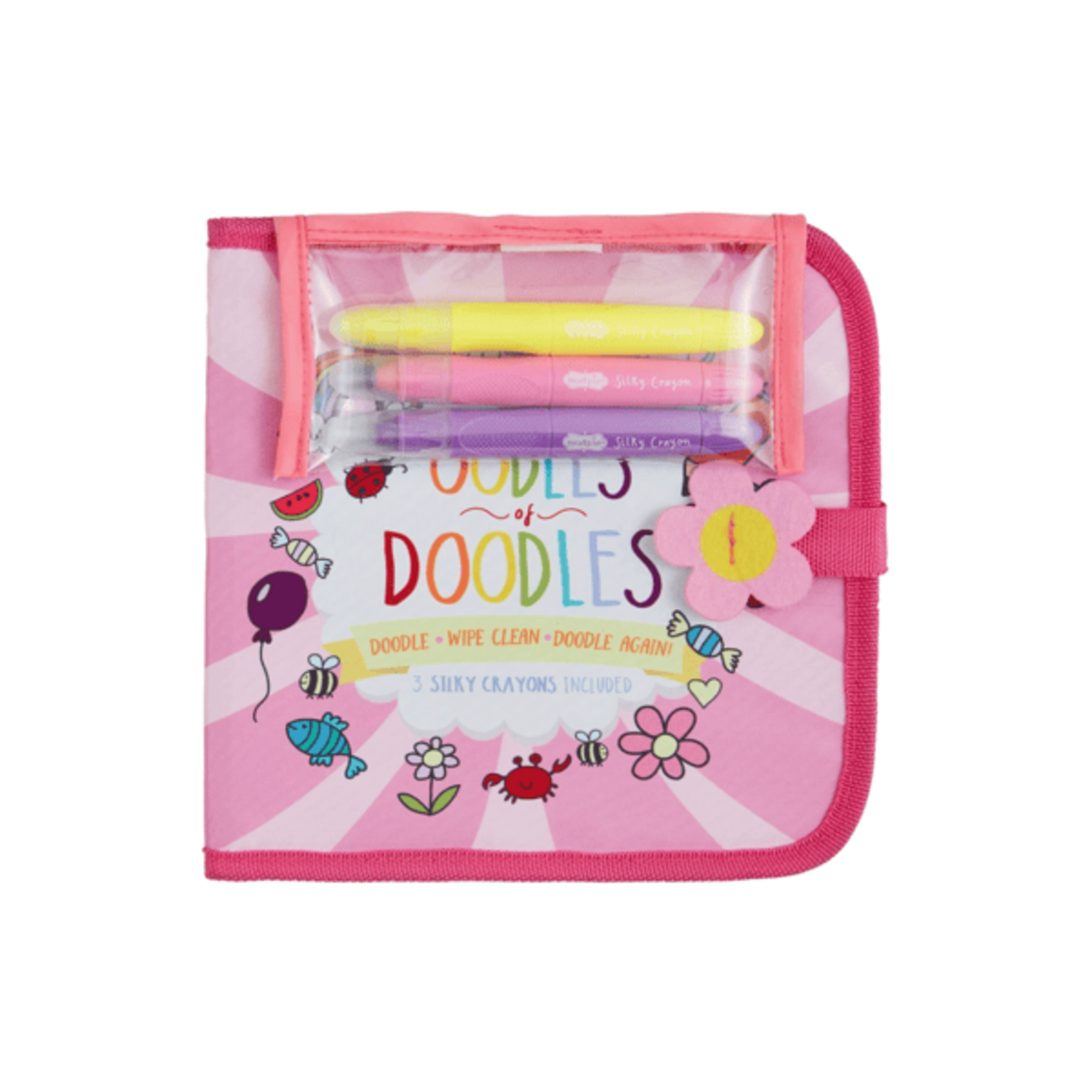 Mud Pie Pink Erasable Doodle Book