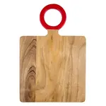 Santa Barbara Design Studio Wood Board with Enamel Handle - Small - Red