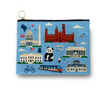 Naked Decor Naked Decor Amenity Bag: DC Iconic/Blue