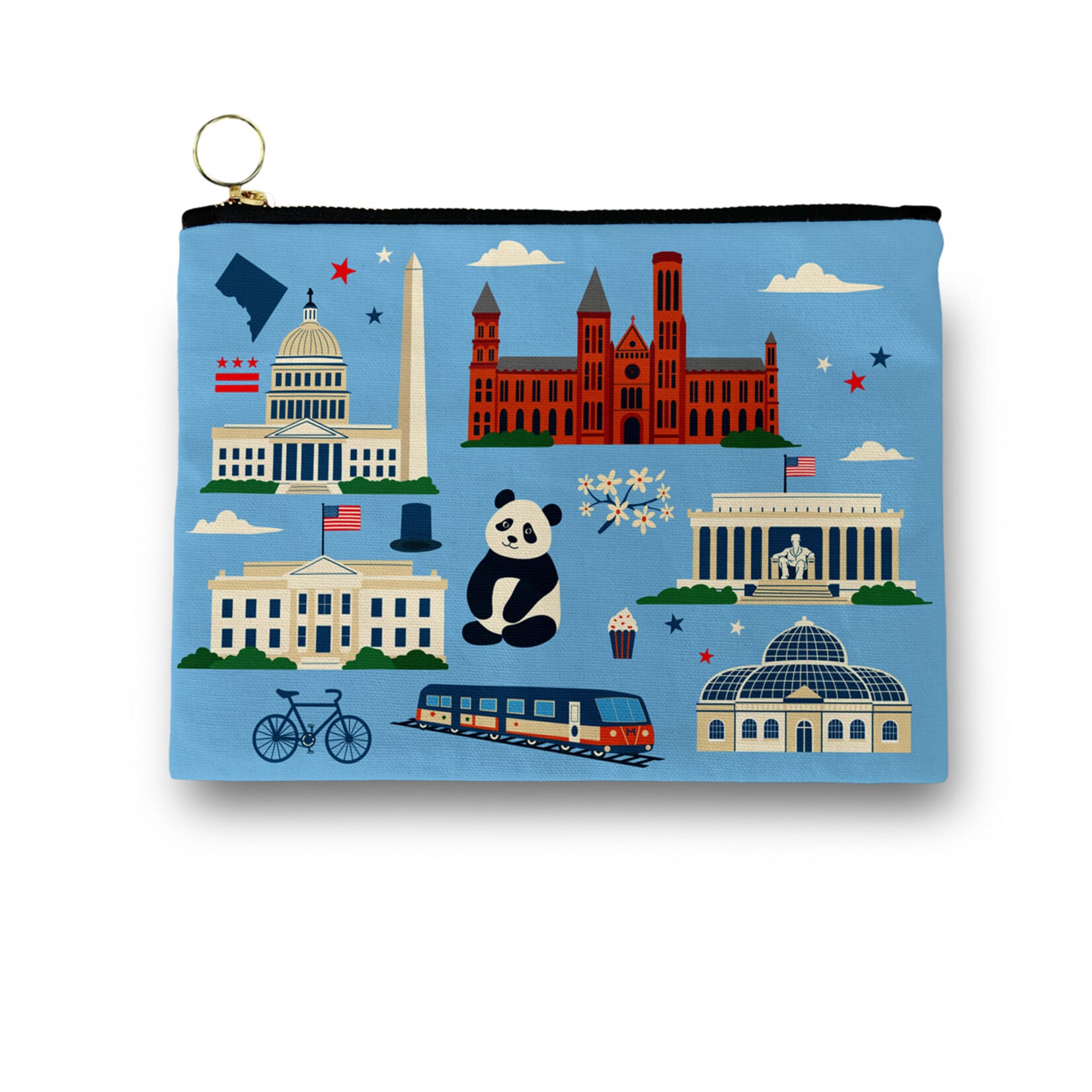 Naked Decor Naked Decor Amenity Bag: DC Iconic/Blue