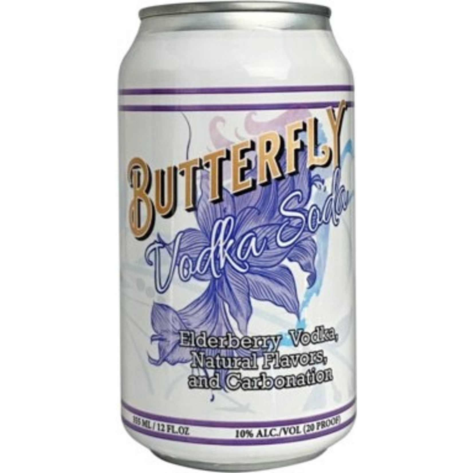 Butterfly Butterfly Spirits Elderberry Vodka Soda