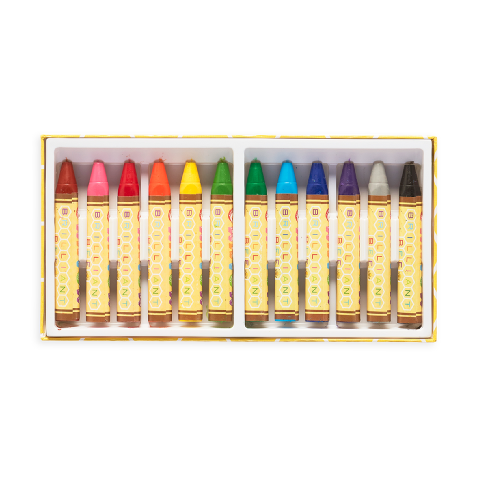 OOLY Brilliant Bee Crayons - Set of 12