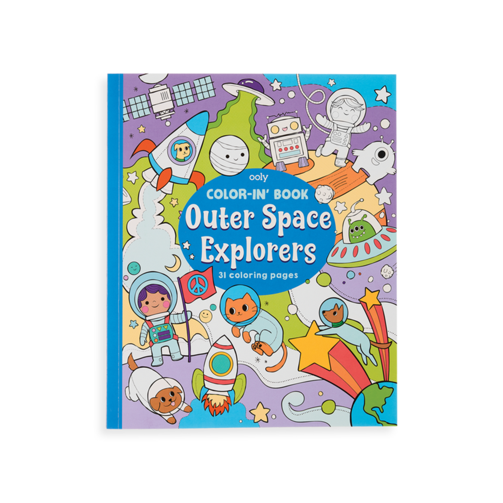 OOLY Color-in' Book: Outer Space Explorers