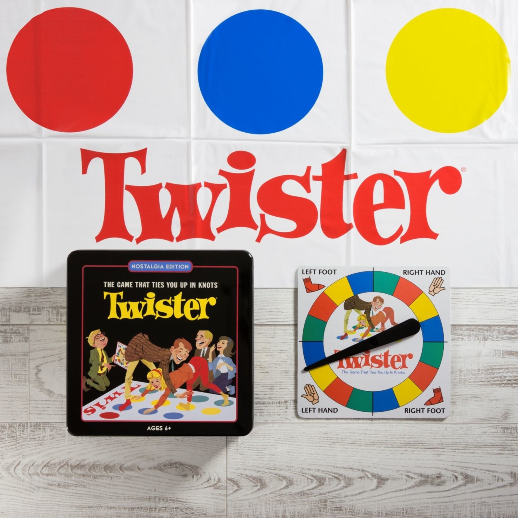 WS Games Twister Nostalgia Tin