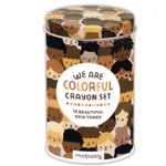 Chronicle Crayon Tin We are Colorful Skin Tone